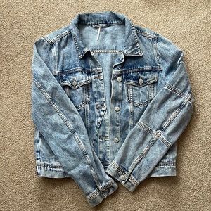 Free people rumors jean jacket Sz Lrg